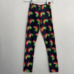 🔥3X$30🔥GOLDSHEEP | Shamrock and rainbow girls leggings